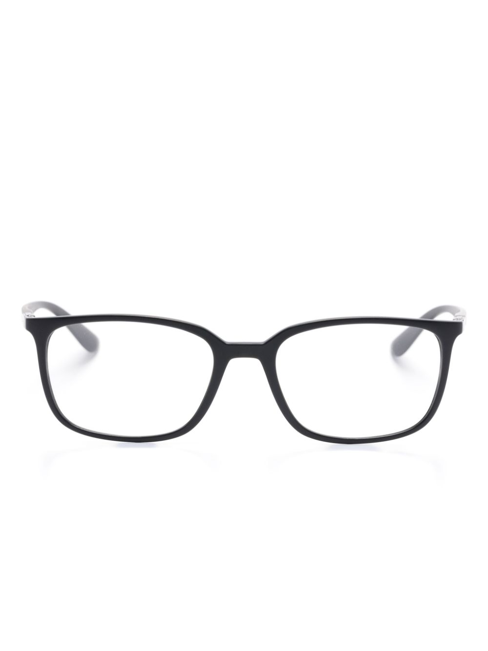 Ray Ban Rectangle-frame Glasses In Silver