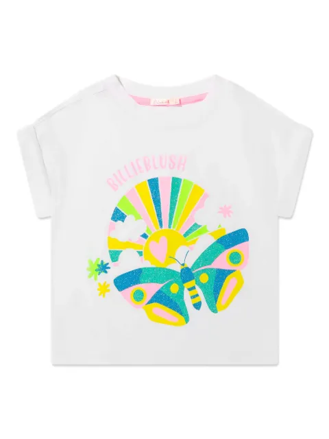 Billieblush graphic-print cotton T-shirt
