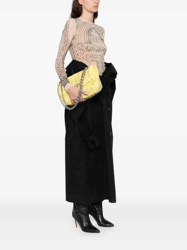 Balenciaga Small Monaco Shoulder Bag | Yellow | FARFETCH