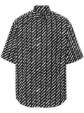Balenciaga Stencil shirt - Black