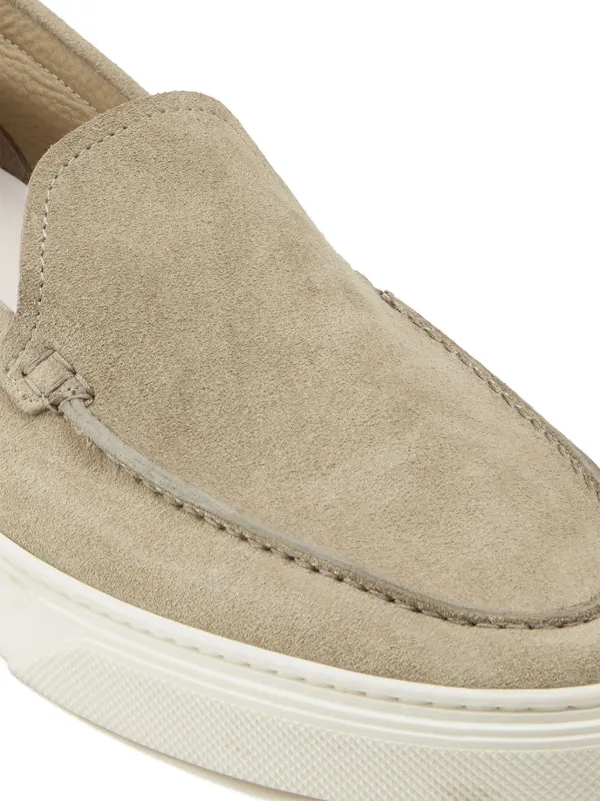 ローファー・オックスフォード WOOLRICH Woman Loafers Beige WFW2515311050 Woolrich almond-toe Suede Loafers | Neutrals | FARFETCH JO
