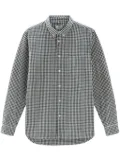 Woolrich gingham-print cotton shirt - Blue