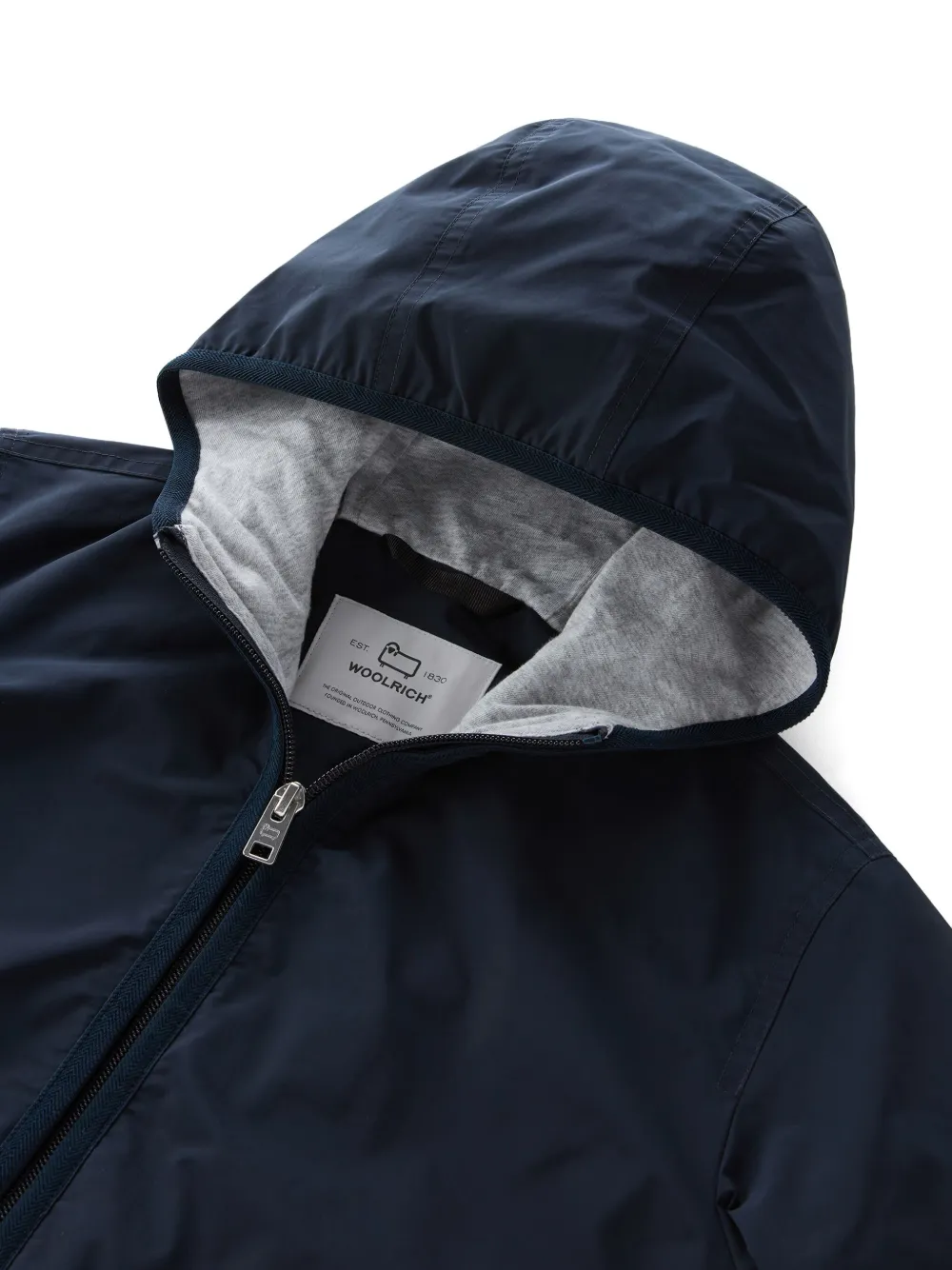 Shop Woolrich Ryker Hooded Jacket In Blue