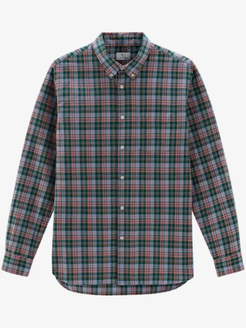Woolrich camisa con cuadros estampados