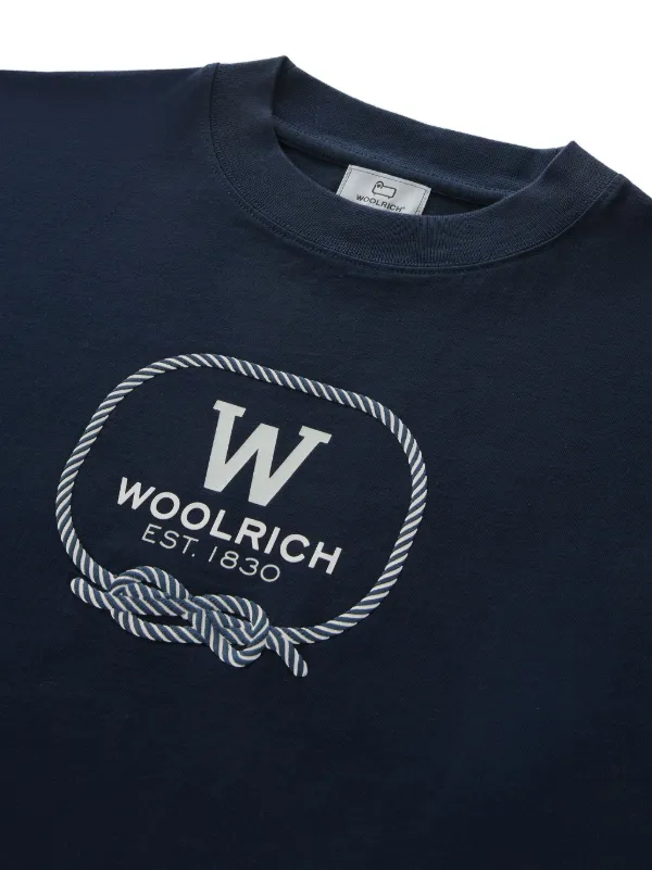 Woolrich ロゴ Tシャツ | ブルー | FARFETCH JP