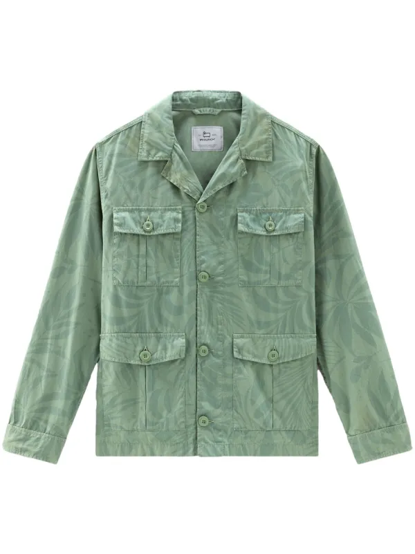 ジャケット・アウター woolrich TROPICAL PRINT OVERSHIRT 梅雨の相棒にもってこい！ デザイン性に富んだウールリッチの