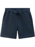 Woolrich drawstring cotton track shorts - Blue