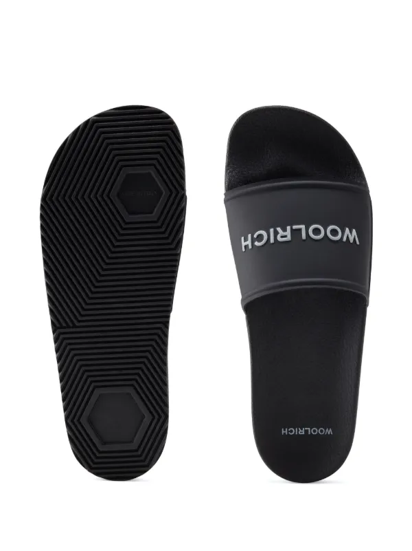 サンダル WOOLRICH Men Sandals Black WFM2510901500 Men's Double-Band Rubber Sandals black | Woolrich US