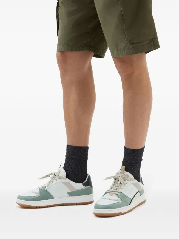 スニーカー Woolrich Sneakers Men's Classic Basketball Leather Sneakers gray | Woolrich US