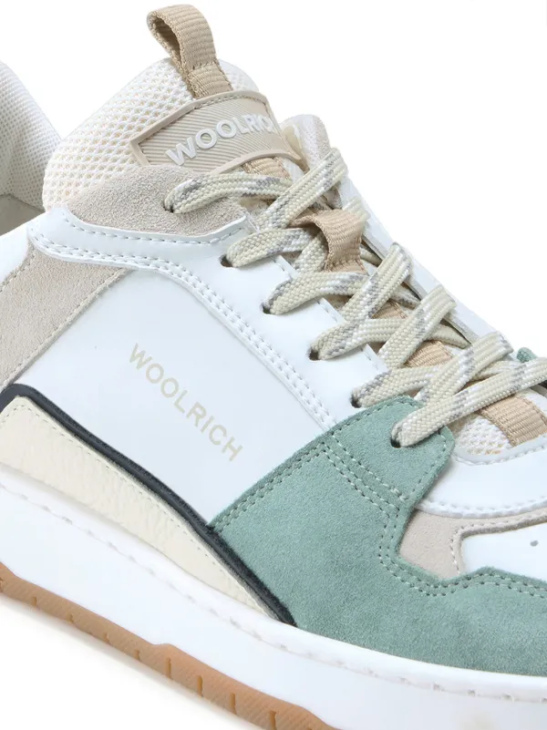 スニーカー WOOLRICH Men Sneakers WFM251 0502240 Green Woolrich Classic Basketball Sneakers | Green | FARFETCH