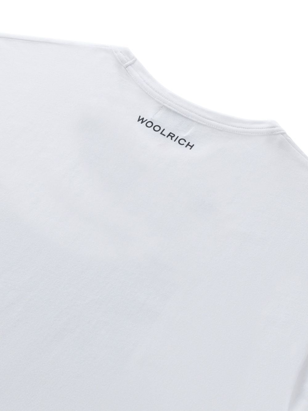 Shop Woolrich Boat-print T-shirt In White