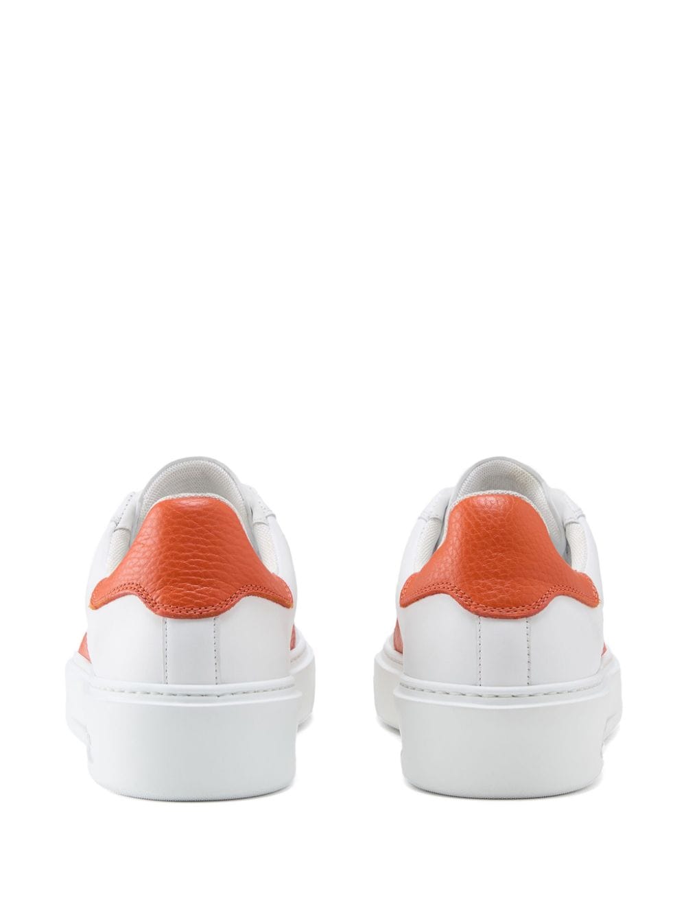 Shop Woolrich Panelled Lace-up Sneakers In White