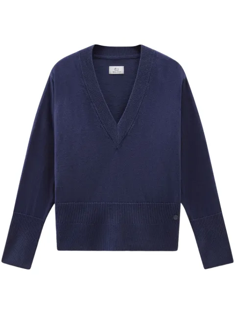 Woolrich V-neck cotton-cashmere jumper