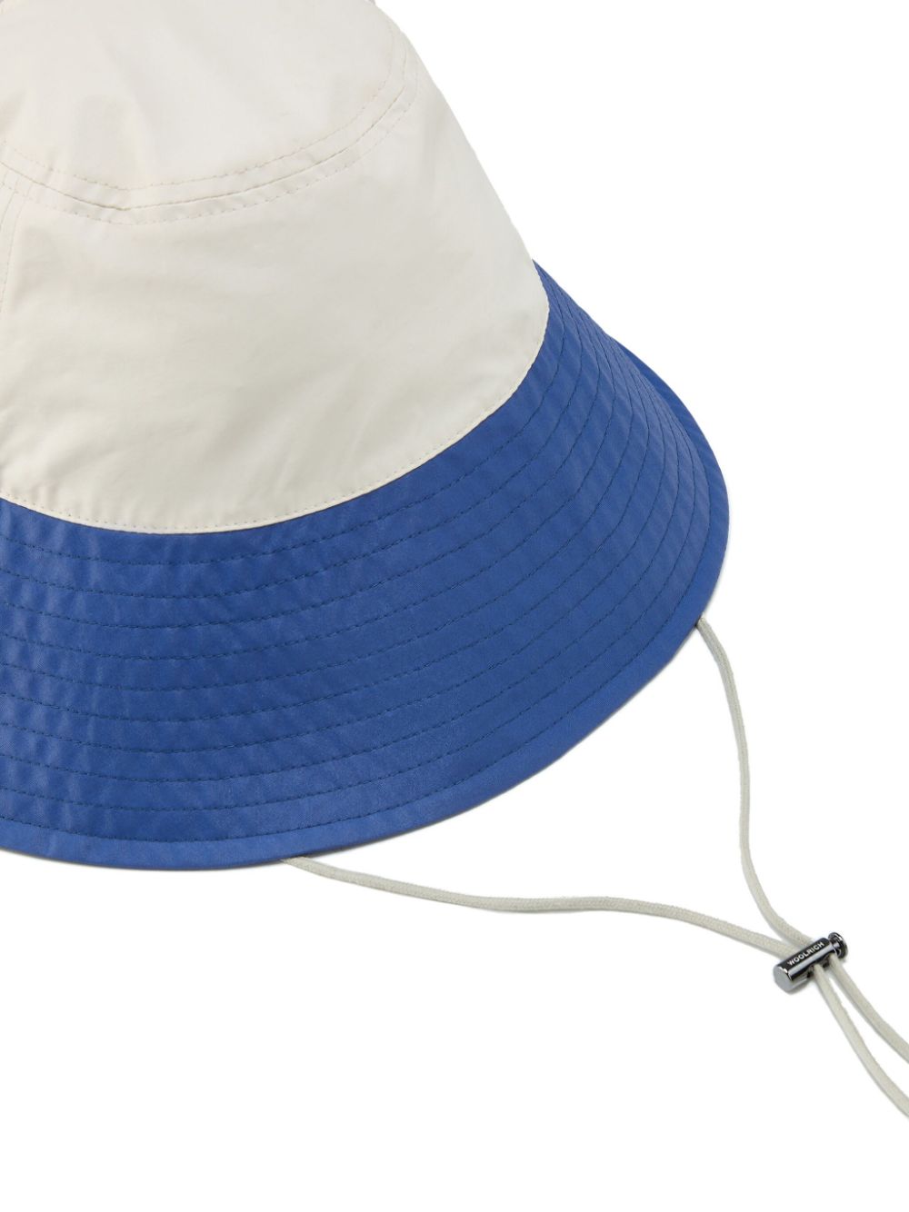 Shop Woolrich Drawstring-fastening Bucket Hat In Neutrals