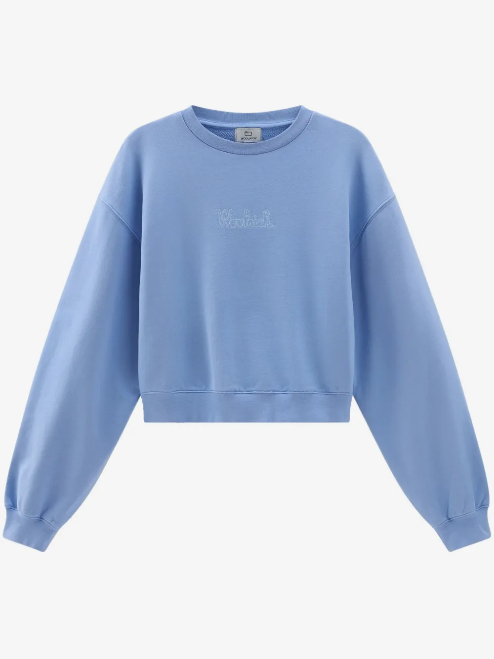 Woolrich 로고 자수 스웨트셔츠 | 블루 | Image 1