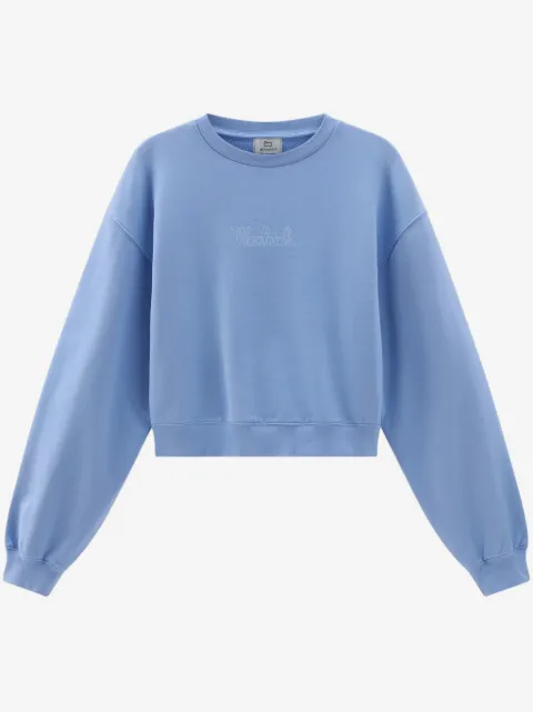 Woolrich Sweatshirt mit Logo-Stickerei