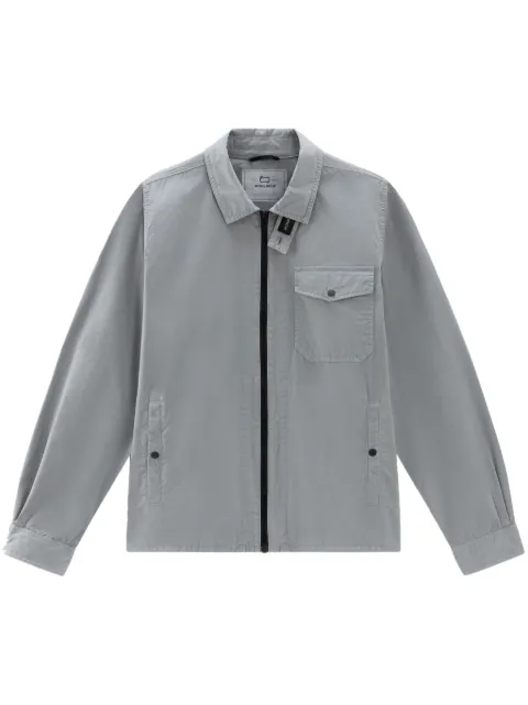 Woolrich cotton-gabardine overshirt