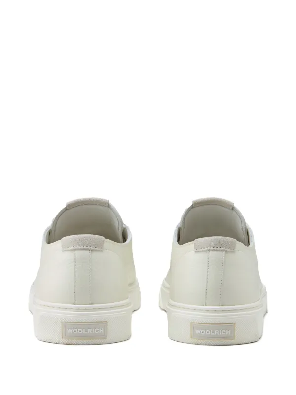 Woolrich Cloud Court Leather Sneakers | Neutrals | FARFETCH