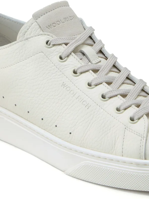 【送料&関税込】Woolrich cloud Court Sneaker Men's Cloud Court Sneakers in Tumbled Leather blue | Woolrich US