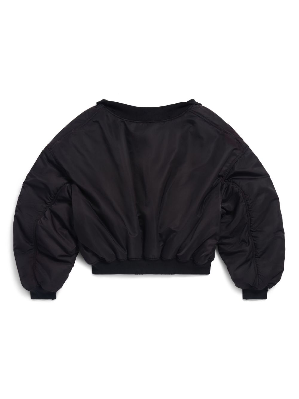 Balenciaga Off-shoulder bomberjack Zwart