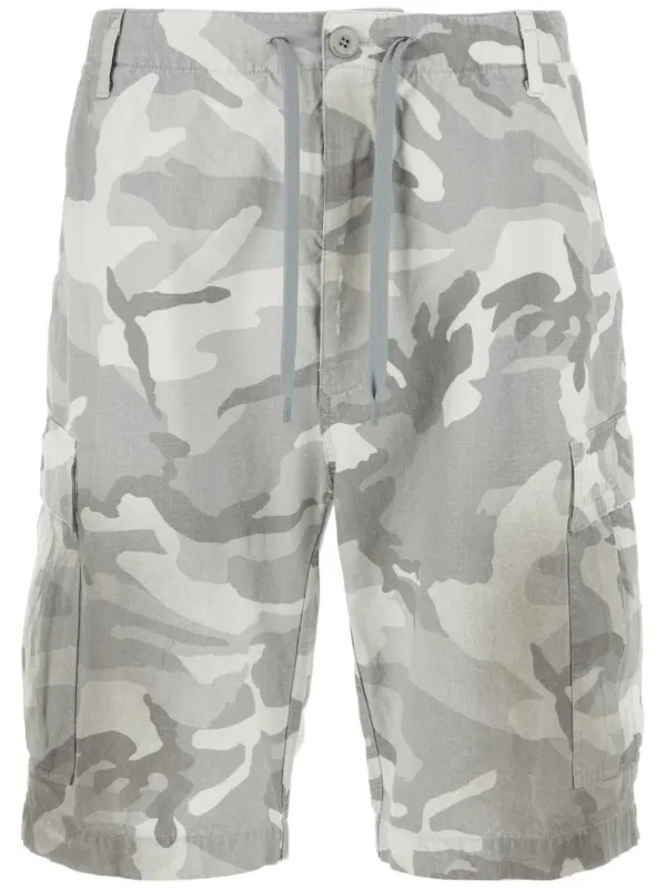 Men's gray camo cargo shorts on sale