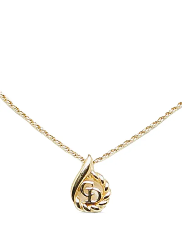 Dior pendant necklace sale