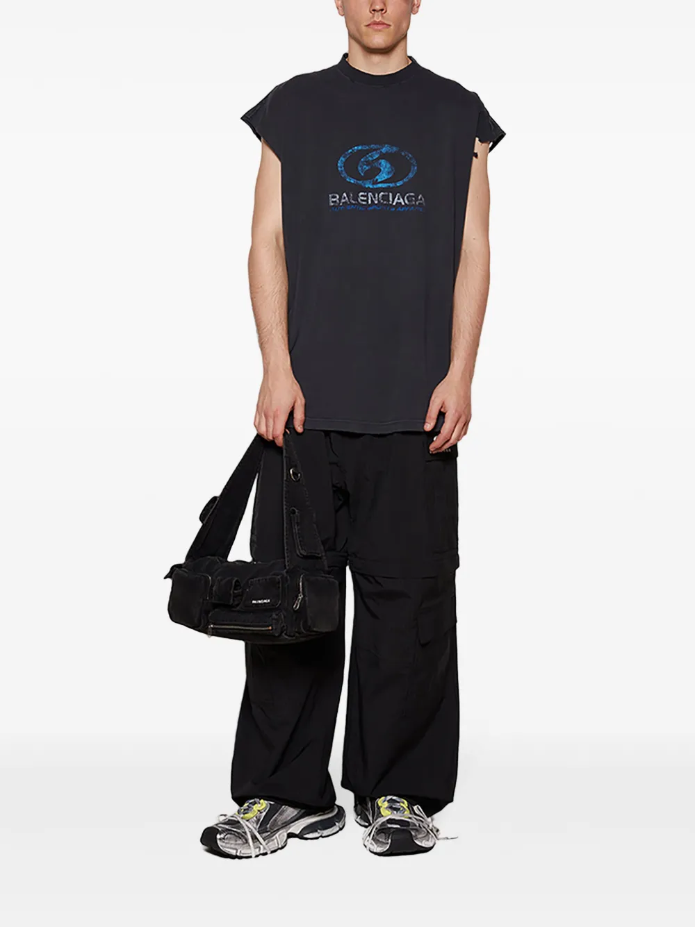 Balenciaga Superbusy kleine schoudertas Zwart