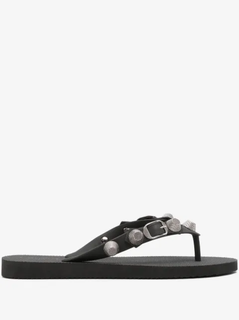 Balenciaga Cagole studded flip flops