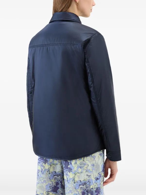Woolrich Padded Overshirt Jacket | Blue | FARFETCH