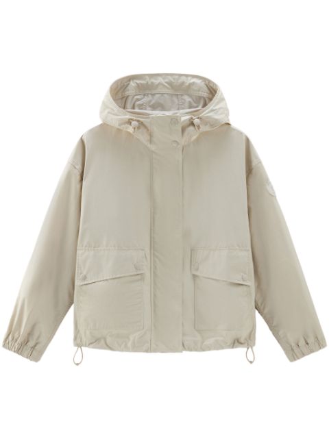 Woolrich water-repellent hooded jacket
