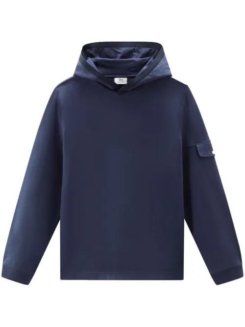 Hoodie à bande logo - Woolrich - Modalova