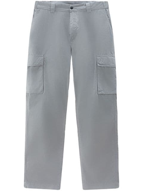 Woolrich straight-leg cotton cargo trousers