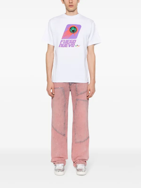 トップス [liberal youth ministry] graphic Parker Liberal Youth Ministry graphic-print Cotton T-shirt | White