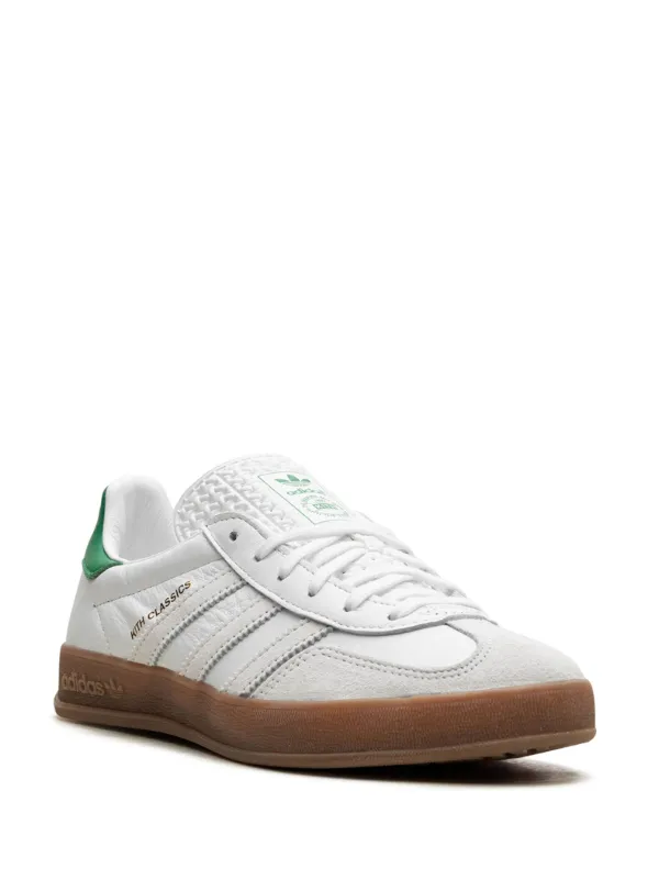 adidas gazelle silver green womens adidas Gazelle Indoor 'Cream White/Preloved Teal' main image 0