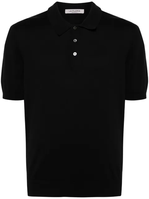 Fileria fine-knit polo shirt