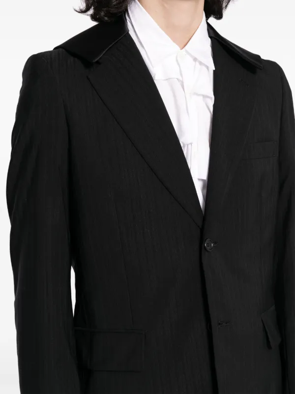 Comme Des Garçons Homme Plus single-breasted Wool Blazer - Farfetch