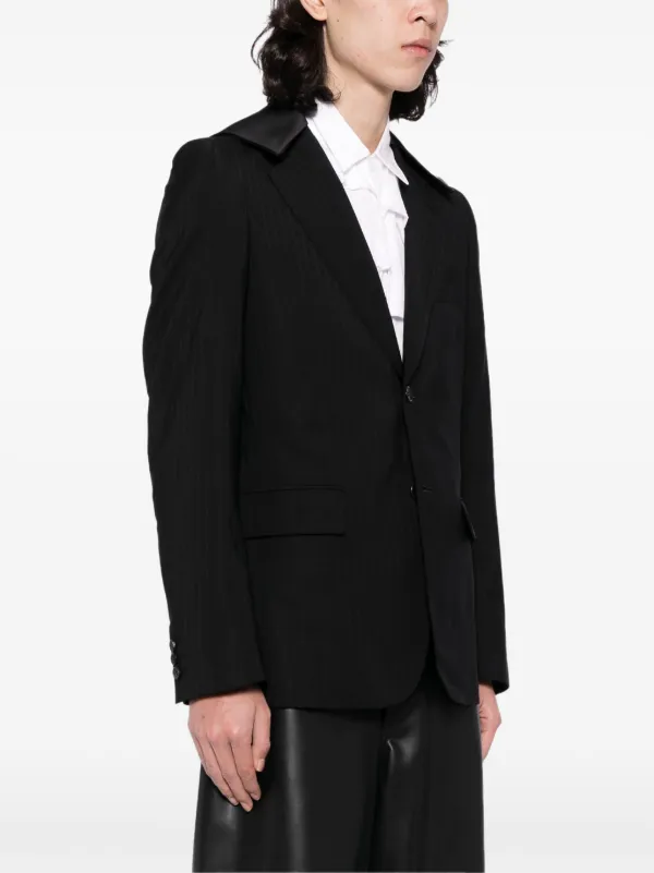 Comme Des Garçons Homme Plus single-breasted Wool Blazer
