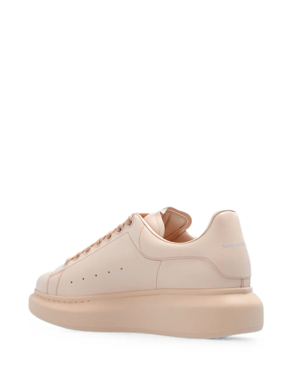 Alexander McQueen Oversized Tonal Leather Sneakers in Neutrals, view 4