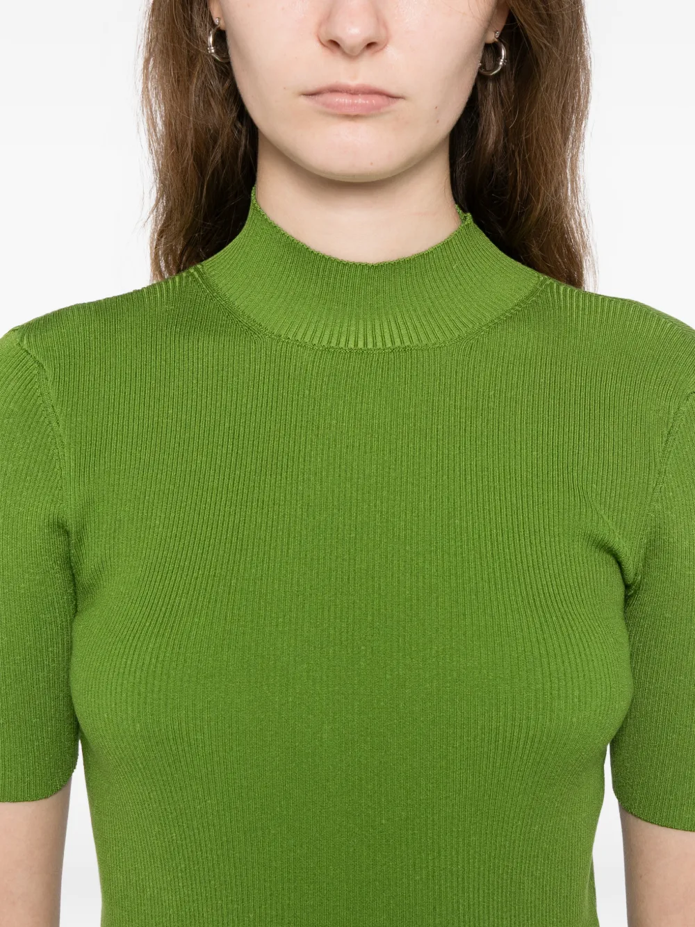 Oscar de la Renta Top met col Groen