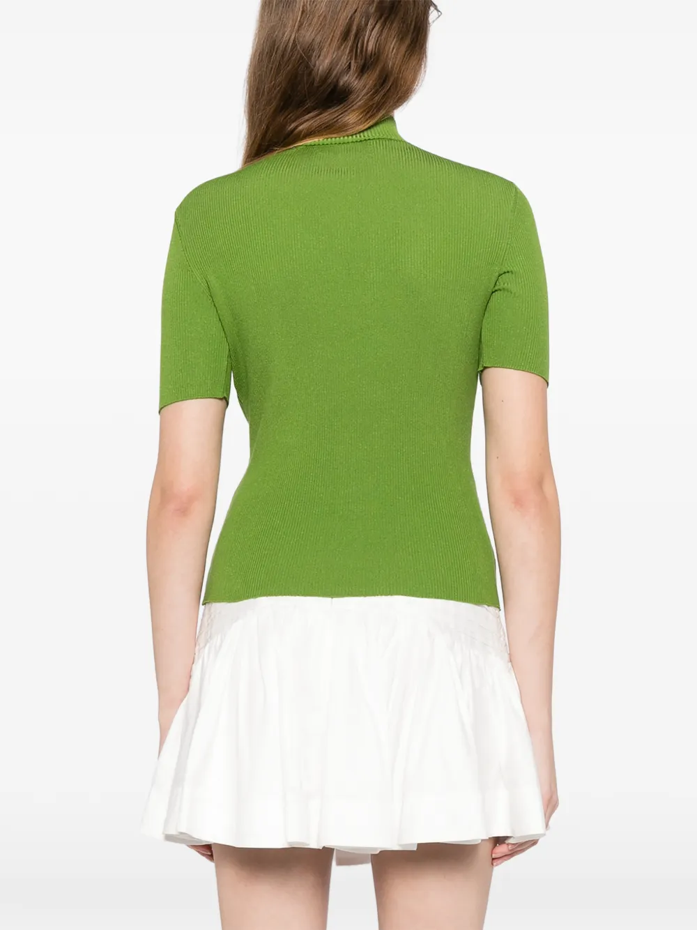Oscar de la Renta Top met col Groen