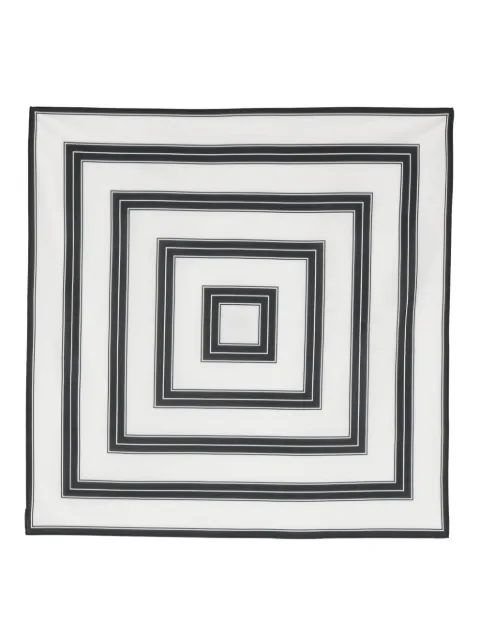 TOTEME geometric-print poplin scarf
