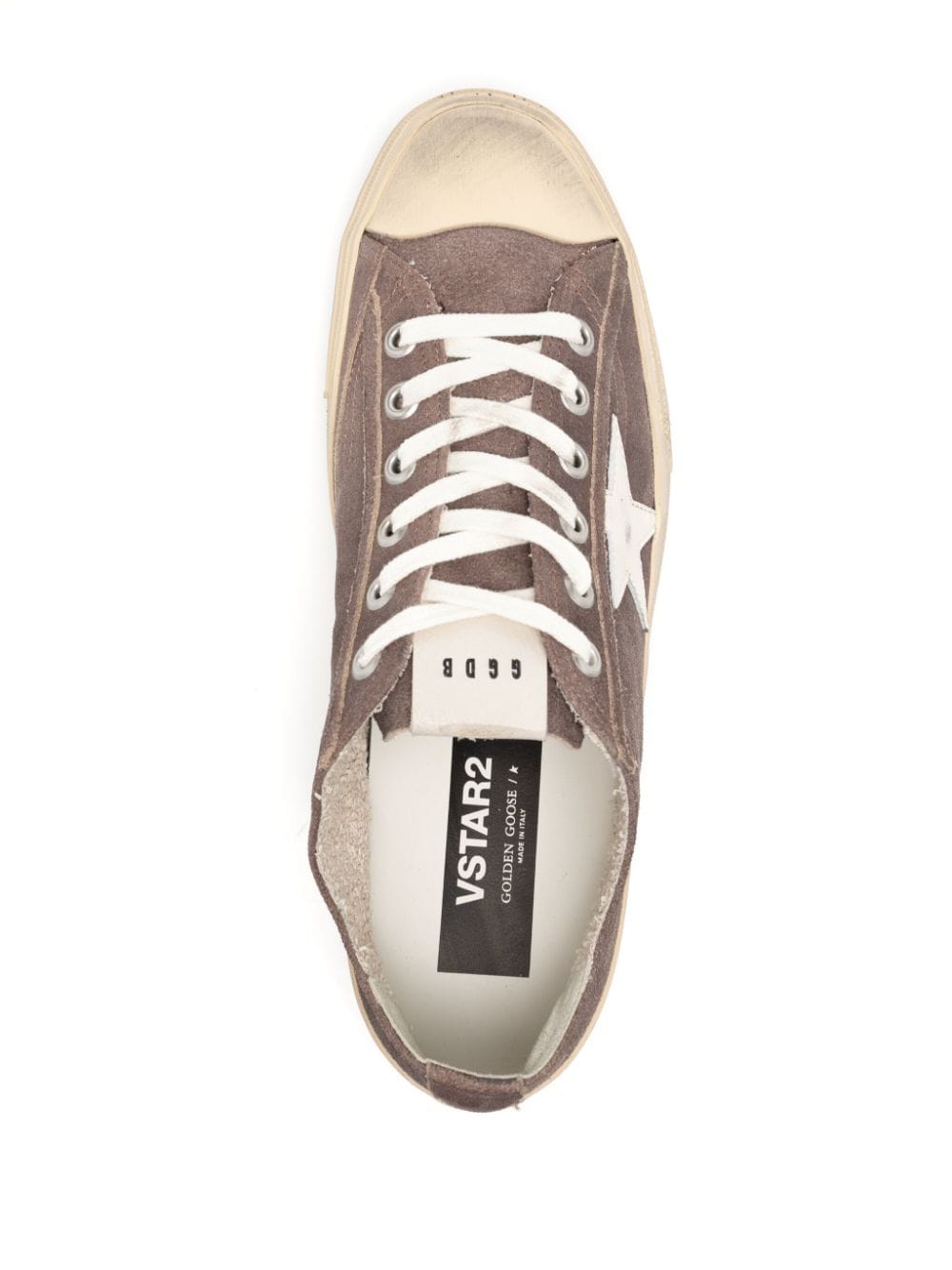 Shop Golden Goose Vstar 2 Low-top Sneakers In Brown