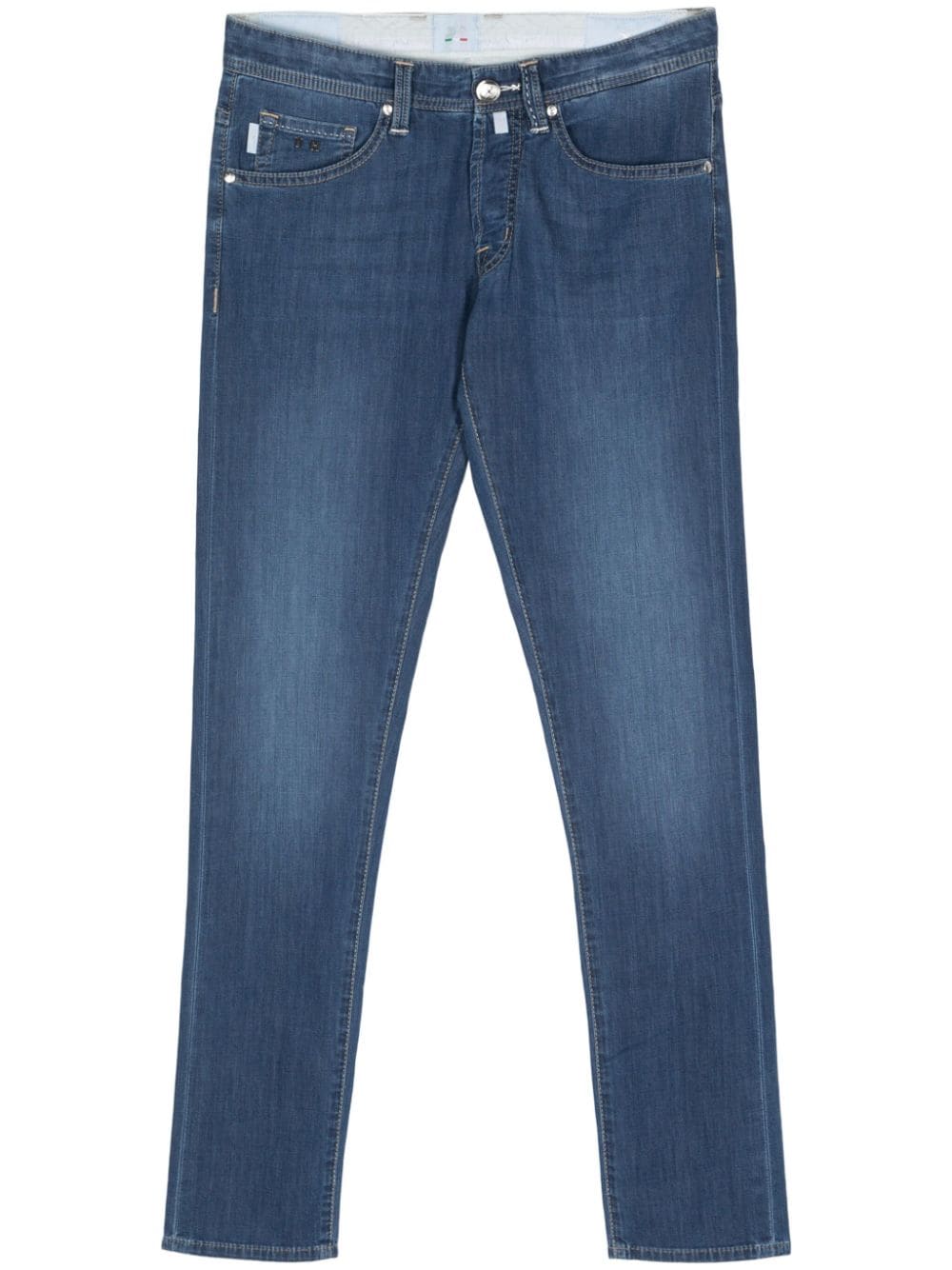 Shop Sartoria Tramarossa Leonardo Slim-cut Jeans In Blue