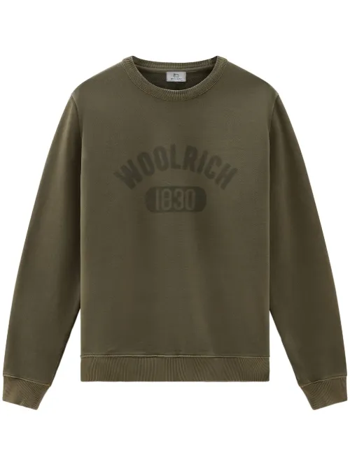 Sweat en coton à logo imprimé - Woolrich - Modalova