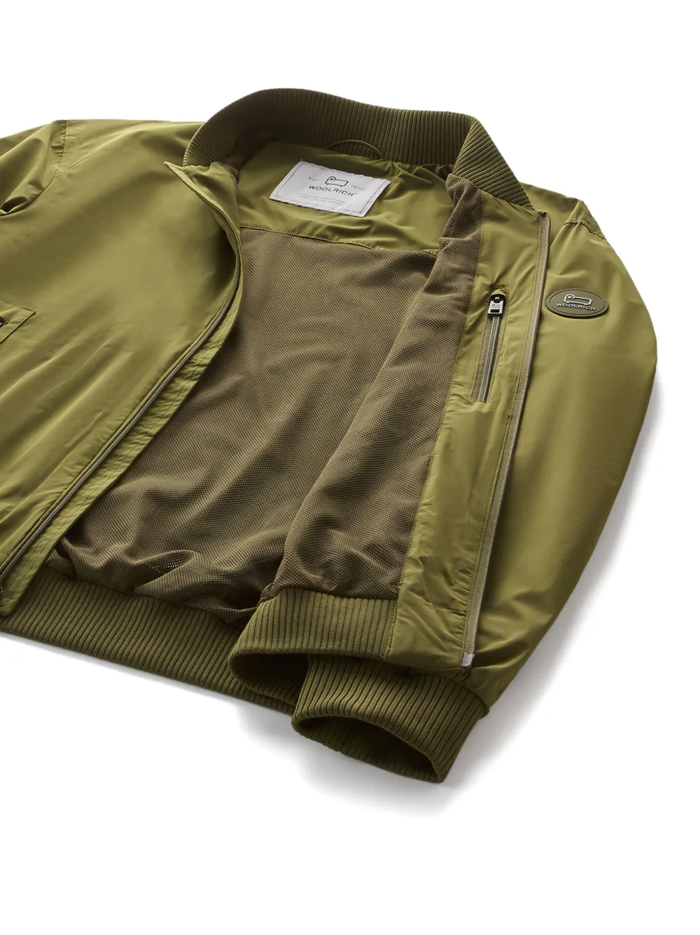 WOOLRICH ソフトシェルボンバージャケットオリーブグリーン - その他