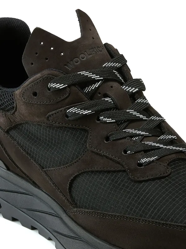 Woolrich Running Nubuck Sneakers | Black | FARFETCH