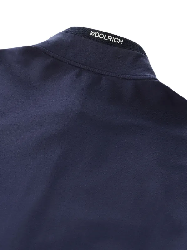 Woolrich ネイビー ジップアップジャケット Woolrich ジップアップ トラックジャケット | ブルー | FARFETCH JP