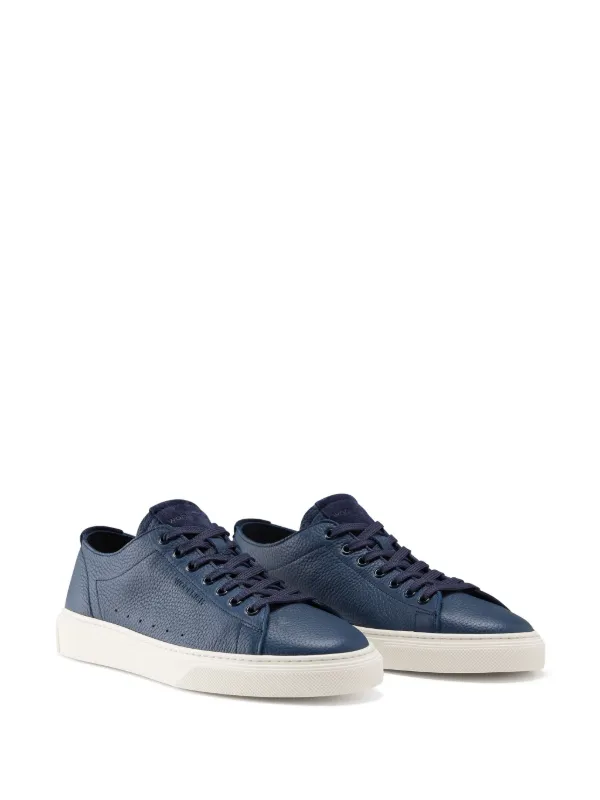 スニーカー WOOLRICH Men Sneakers Blue WFM2510022020 Woolrich Cloud Court Leather Sneakers | Blue | FARFETCH
