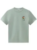 Woolrich graphic-print cotton T-shirt - Green
