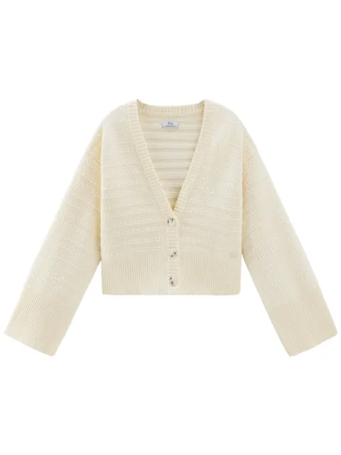 Woolrich cárdigan con motivo de rayas